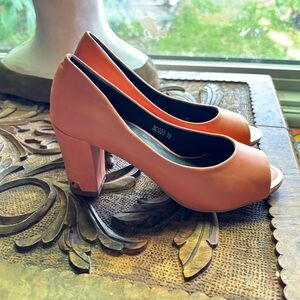 Orange heels